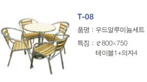 우드알미늄세트